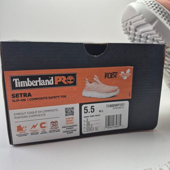 NIB TIMBERLAND Pro Setra Knit Composite Safety Toe Shoes Womens Size 5.5 - Picture 10 of 12